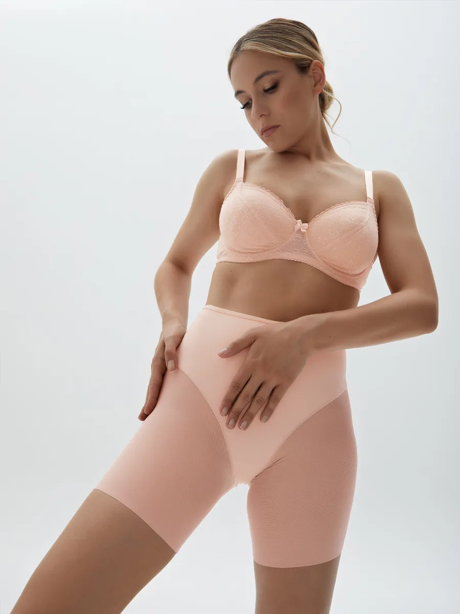 Панталоны от натирания утягивающие персиково-бежевый