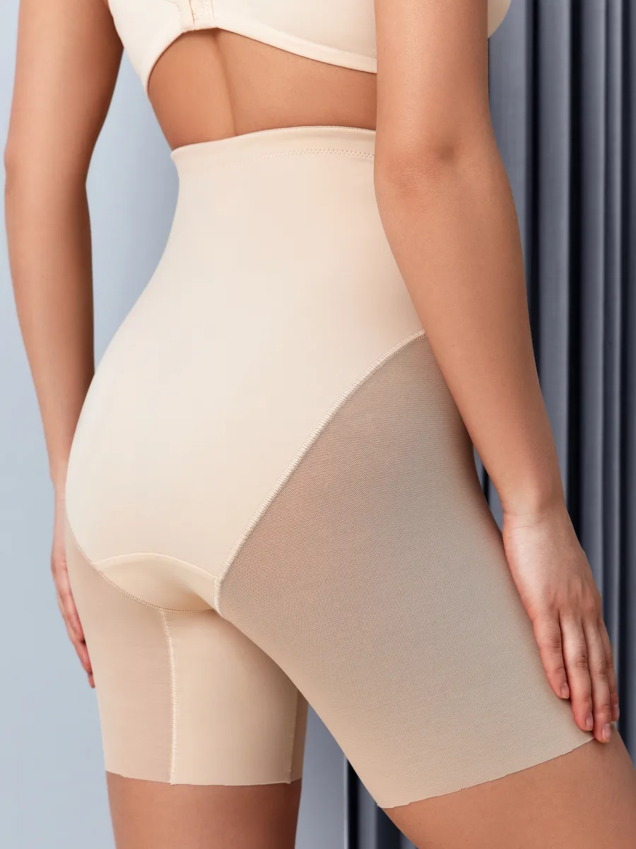 Трусы панталоны от натирания утягивающие бесшовные бежевый