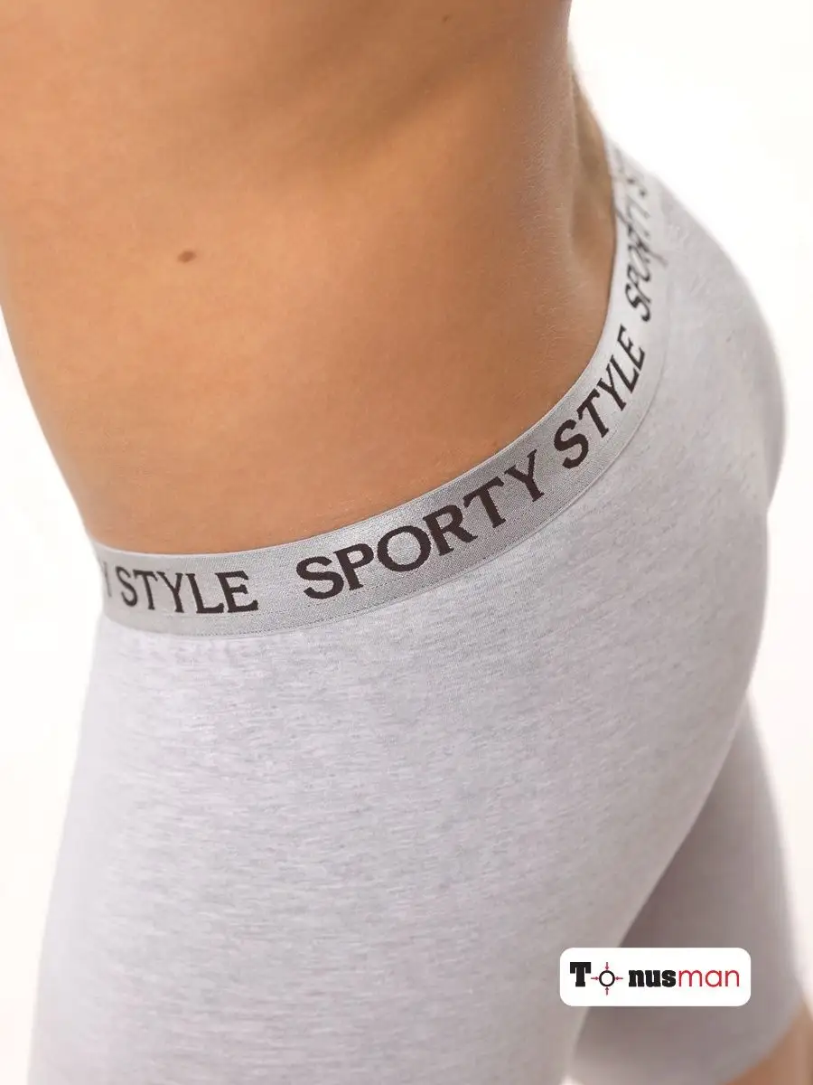 Трусы велосипедки М5478 серыймеланж