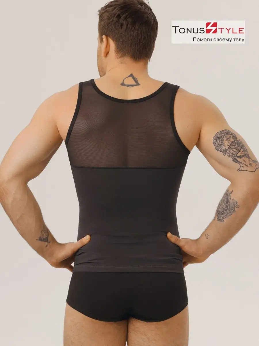 Майка корректирующая М6074 черный