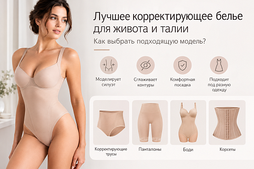 Лучшее корректирующее белье для живота и талии: что выбрать