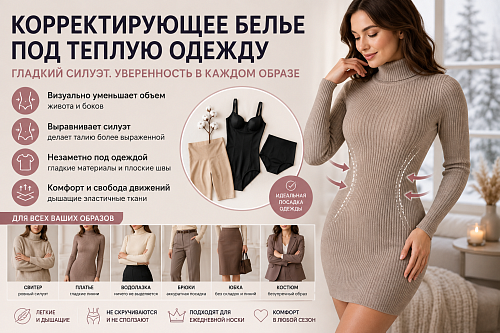 Как выбрать корректирующее белье под теплую одежду: советы
